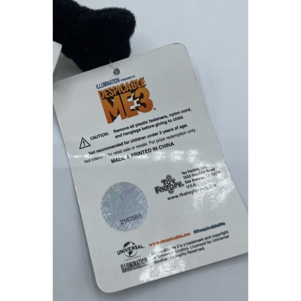 Despicable Me Minion Inmate Plush Stuffed with tags - Picture 4 of 4